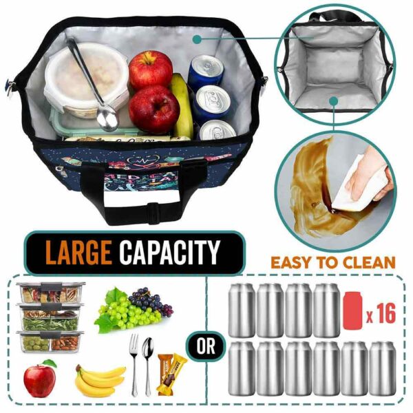LB-U-Nur-LC-MedAss-240326VY10 @ Medical Assistant Life Crocs-Medical Assistant Life Stuffs Lunch Bag