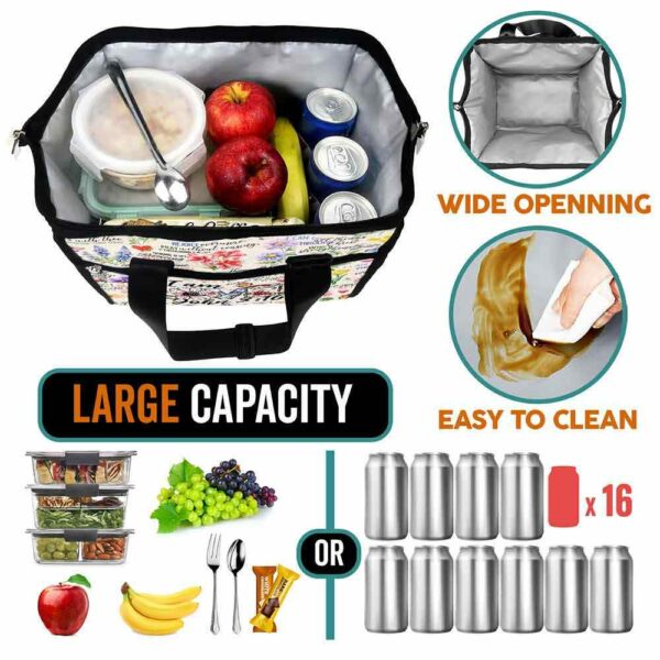 LB-U-Hobb-KS-God-240914NA10 @ god KJV Sciptures-God Christian Faith I Am Loved Lunch Bag