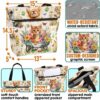 T3-U-Ani-FG2-Cat-240131NA10 @ Cat Flowers Garden 2-Cat Flower Garden Tote Bag