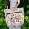 T3-U-Hobb-KS-God-240424NA10 @ God KJV Sciptures-God I Am Loved Tote Bag