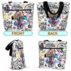 T3-U-Hobb-FFB-God-240424NA10 @ God Faith Flower Butterfly-God Saved By Graced Tote Bag