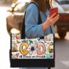 T5-U-Hobb-W2-God-230831NA10 @ God Watercolor 2-God Christian Faith All Things Are Possible Tote Bag