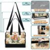 T5-U-Ani-FG2-Cat-240618NA10 @ Cat Flowers Garden 2-Cat Flower Garden Tote Bag
