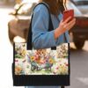T5-U-Ani-FG2-Cat-240618NA10 @ Cat Flowers Garden 2-Cat Flower Garden Tote Bag
