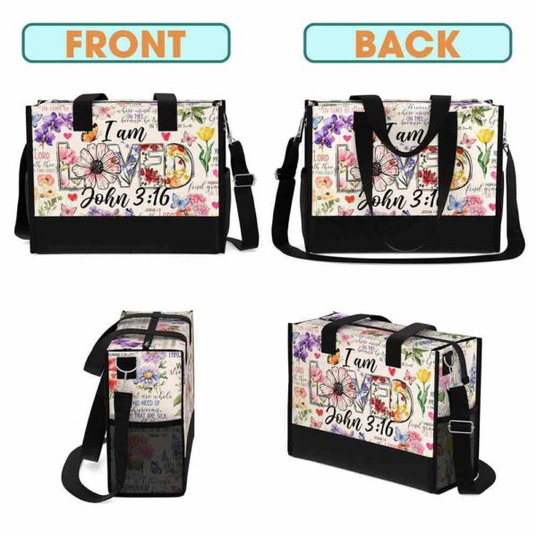 T5-U-Hobb-KS-God-240424NA10 @ God KJV Sciptures-God Christian Faith I Am Loved Tote Bag