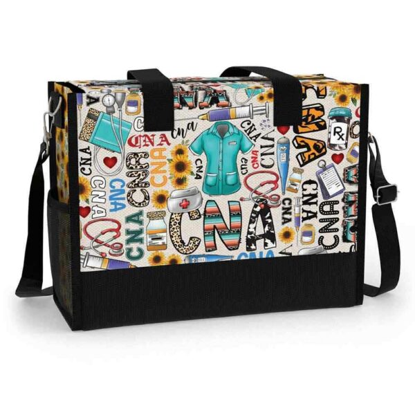 T5-U-Nur-T-CNA-240913NA10 @ cna Typo-Cna Sunflower Typography Tote Bag