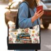 T5-U-Job-WA-T11-240618NA10 @ Librarian Watercolor Art-Librarian Watercolor Art Rectangle Tote Bag
