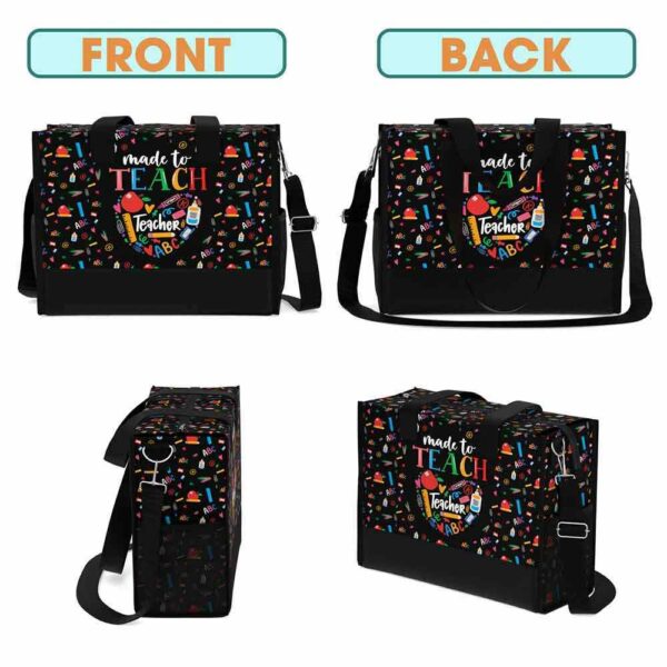 T5-U-Job-MTT-Tcer-230322VY10 @ Teacher Made To Teach-Teacher Made To Teach Rectangle Tote Bag