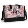 T5-U-Awa-T-BreCan-240618NA10 @ Breast Cancer Typo-Breast Cancer Awareness Pink Typography Rectangle Tote Bag