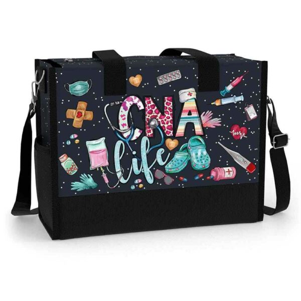 T5-U-Nur-LC-CNA-240824NA10 @ cna Life Crocs-Cna Life Rectangle Tote Bag