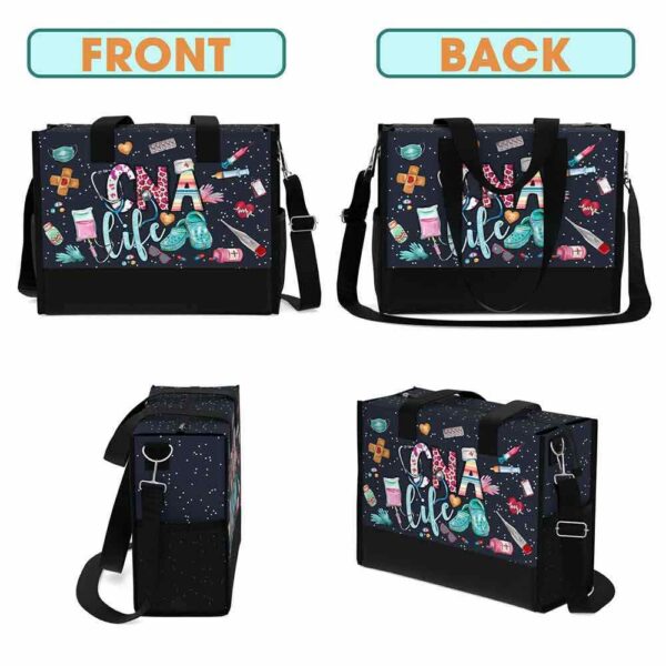 T5-U-Nur-LC-CNA-240824NA10 @ cna Life Crocs-Cna Life Rectangle Tote Bag