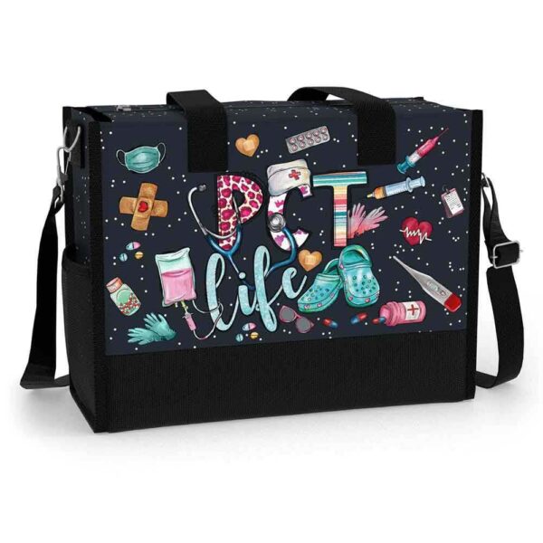 T5-U-Nur-LC-N29-240824NA10 @ pct Life Crocs-Pct Life Rectangle Tote Bag