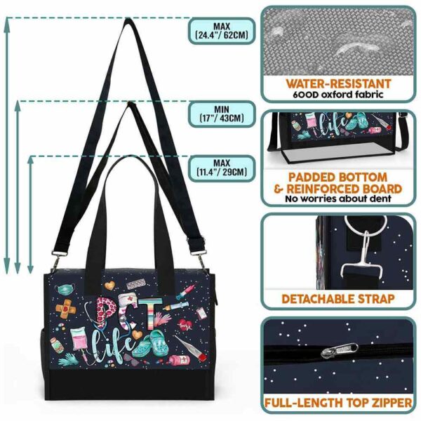 T5-U-Nur-LC-N29-240824NA10 @ pct Life Crocs-Pct Life Rectangle Tote Bag