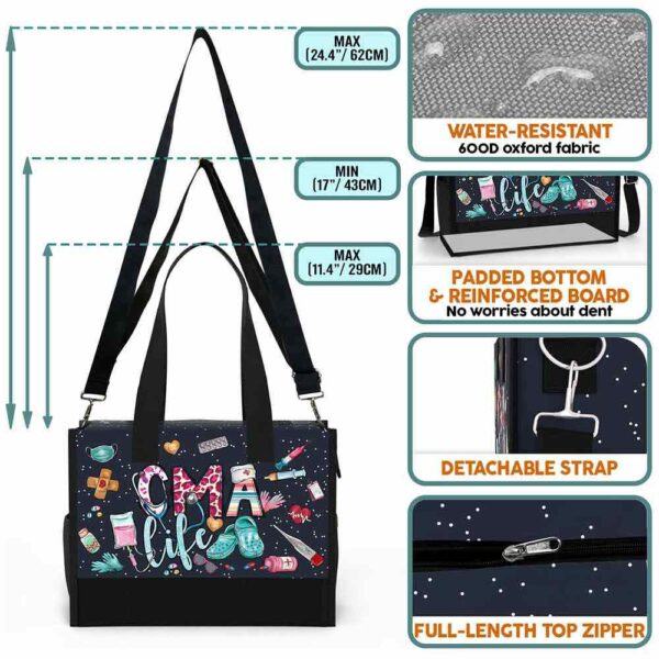 T5-U-Nur-LC-CMA-240824NA10 @ cma Life Crocs-Cma Life Rectangle Tote Bag