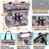 T3-U-Awa-TP-Lupus-230818NA10 @ Lupus Typo Purple-Lupus Awareness Purple Ribbon Typography Tote Bag