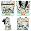 T3-U-Ani-SW2-Hrse-240909NA10 @ horse Sky Watercolor 2-Horse Beautiful Sky Tote Bag