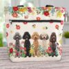 T3-U-Dog-F-Poodle-230711NA10 @ Poodle Flowers-Poodle Flower Line Tote Bag