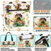 T3-U-Dog-FG-Dach-230826NA11 @ Dachshund Flowers Garden-Dachshund Flower Garden Tote Bag
