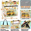T3-U-Job-F-Sbdr-240406VY10 @ Bus Driver Flowers-School Bus Driver Flower Pattern Tote Bag