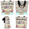 T3-U-Job-P-Relt-240406NA10 @ Realtor Pattern-Realtor Flower Pattern Tote Bag