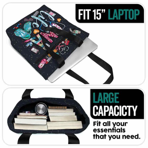 T3-U-Nur-LC-CNA-230131VY10 @ Life Crocs-Cna Life Tote Bag