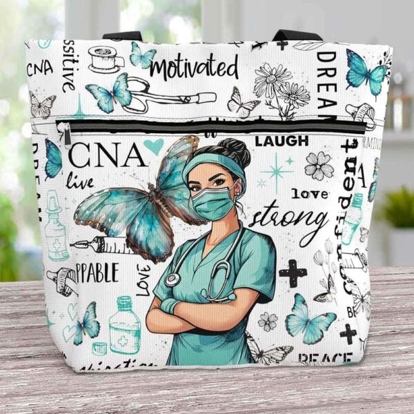 T3-U-Nur-CB-CNA-241129NA10 @ cna CNA Butterflies-Cna Butterfly Pattern Tote Bag