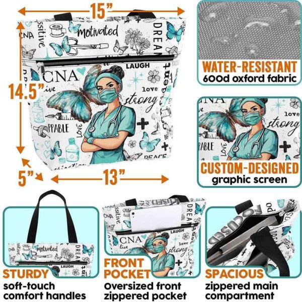 T3-U-Nur-CB-CNA-241129NA10 @ cna CNA Butterflies-Cna Butterfly Pattern Tote Bag