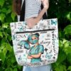 T3-U-Nur-CB-CNA-241129NA10 @ cna CNA Butterflies-Cna Butterfly Pattern Tote Bag