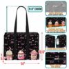 MT-U-Awa-PD-BreCan-240607NA10 @ breast cancer Pink Drink-Breast Cancer Awareness Pink Drinks Multi Pocket Tote Bag