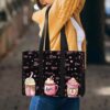 MT-U-Awa-PD-BreCan-240607NA10 @ breast cancer Pink Drink-Breast Cancer Awareness Pink Drinks Multi Pocket Tote Bag