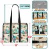 MT-U-Ani-WOM-Ttle-240824VY10 @ turtle Watercolor Old Map-Sea Turtle Vintage Map Multi Pocket Tote Bag