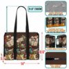 MT-U-Job-LB-T11-240605NA10 @ librarian Love Book-Librarian Love Books Multi Pocket Tote Bag