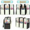 MT-U-Job-THP-Tcer-221101VY10 @ teacher Tiny Human Pastel-Teacher Tiny Humans Multi Pocket Tote Bag
