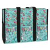 MT-U-Nur-LCT-Nur-230131VY10 @ nurse Life Crocs Teal-Nurse Life Multi Pocket Tote Bag