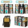 MT-U-Nur-NT-Nur-221212NA10 @ nurse Nurse Typo-Nurse Sunflower Typography Multi Pocket Tote Bag