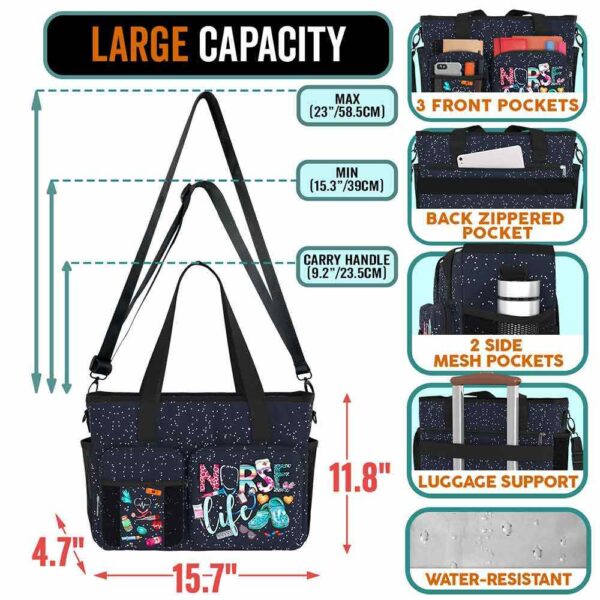 WB-U-Nur-CL-Nur-240309VY10 @ Nurse Life-Nurse Life Work Bag