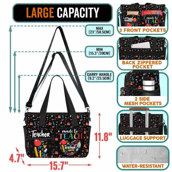 WB-U-Job-MTT-Tcer-241102NA10 @ teacher Made To Teach-Teacher Made To Teach Work Bag